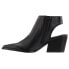 Matisse Odie Block Heels Booties Womens Black Casual Boots ODIE-BLK