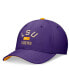 Фото #1 товара Men's Purple LSU Tigers Primetime Rise Swoosh Flex Hat