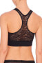 Natori 290470 Women's Bliss Femme Lace Racerback Bralette Black, Size Medium