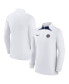 ფოტო #1 პროდუქტის Men's White Paris Saint-Germain Strike Drill Performance Raglan Quarter-Zip Long Sleeve Top