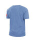 ფოტო #4 პროდუქტის Men's Blue LA Clippers 2021/22 City Edition Brushed Jersey T-shirt