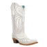 Фото #2 товара Corral Boots Studded Embroidered Snip Toe Cowboy Womens Beige Casual Boots Z521