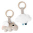 DONE BY DEER Hanging Activity Toy 2 Pieces Happy Clouds Sand
