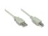 Фото #2 товара Good Connections 2510-1OF - 1 m - USB A - USB B - USB 2.0 - Male/Male - White