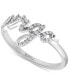 ფოტო #1 პროდუქტის EFFY® Diamond Zodiac Virgo Ring (1/10 ct. t.w.) in Sterling Silver