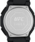 ფოტო #5 პროდუქტის UFC Men's Colossus Analog-Digital Black Stainless Steel Watch, 45mm