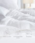 Фото #2 товара Luxury Down Comforter - Soft & Fluffy All-Season 650+ Fill Power, 54 Oz Fill Weight Natural Down Duvet Insert by California Design Den-King