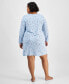 Plus Size Soft Knit Printed Sleepshirt, Created for Macy's