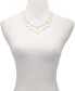 T Tahari gold-Tone Glass Stone Layered Necklace