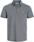 Футболка-поло мужская Jack & Jones JJEPAULOS Slim Fit 12136668 Антрацит M - фото #1