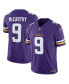 Фото #1 товара Men's J.J. McCarthy Purple Minnesota Vikings Vapor F.U.S.E. Limited Jersey