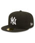 Фото #1 товара Men's Black New York Yankees Team Logo 59FIFTY Fitted Hat