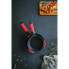 Фото #2 товара Сковородка с антипригарным покрытием BRA A411224 Чёрный Красный Нержавеющая сталь Алюминий