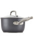 Фото #2 товара Accolade Forged Hard-Anodized Nonstick Saucepan with Lid, 2.5-Quart, Moonstone