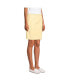 Women's Mid Rise Elastic Waist Pull On Chino Skort