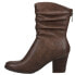 Фото #5 товара Baretraps Leslie Slouch Zippered Booties Womens Brown Casual Boots BT28491-252