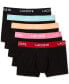 ფოტო #1 პროდუქტის Men's 5pk. Regular-Fit Stretch Logo Band Trunk Underwear