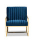 Фото #2 товара Janelle Luxe and Glam Velvet Fabric Upholstered Living Room Accent Chair