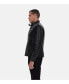 Фото #3 товара Men's Black Leather Jacket, Cracked