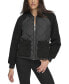 Фото #1 товара Women's Quilted and Sherpa Bomber Jacket