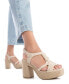 Фото #2 товара Women's Heeled Jute Platform Sandals By