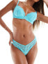 Фото #5 товара Ann Summer Sexy Lace Planet string thong in aqua