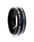 Genuine Abalone Inlay Tungsten Ring