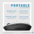 Фото #15 товара HP Dual Mode Mouse - Ambidextrous - Optical - RF Wireless + Bluetooth - Black - Silver