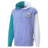 Фото #1 товара Puma Fandom Pullover Hoodie Mens Purple Casual Outerwear 53611423