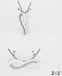 Фото #6 товара Macy's 241 WEAR IT BOTH WAYS Diamond Infinity Pendant Necklace (1/8 ct. t.w.) in 14k White Gold