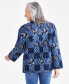 ფოტო #2 პროდუქტის Petite Cotton Quilted Patchwork Jacket, Created for Macy's