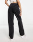 Фото #4 товара JDY high waisted wide leg jeans in dark grey