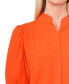 ფოტო #3 პროდუქტის Women's 3/4-Sleeve Collared Button Down Blouse