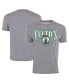 Фото #1 товара Футболка мужская Comfy Tri-Blend Boston Celtics серого цвета Sportiqe