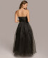 ფოტო #2 პროდუქტის Donna Karan Women's Sweetheart Neck Strapless Chiffon Dress