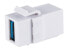 Фото #2 товара ShiverPeaks BS08-10042 - Angled - White - USB A - USB A - Female - Female