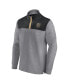 ფოტო #2 პროდუქტის Men's Heather Gray Vegas Golden Knights Launch It Quarter-Zip Jacket