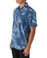 Фото #6 товара Men's Trvlr Short Sleeve Printed Button-Front Performance Shirt