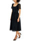 ფოტო #3 პროდუქტის Women's Square-Neck Lace Midi Dress