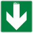 ATM Right and left bidirectional arrow sign PVC class b - фото #1