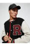 Фото #1 товара Куртка Koton с вышивкой и кнопками бомбер стиль