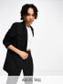 Фото #1 товара ASOS DESIGN Tall jersey slouchy suit blazer in black