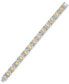 Men's Diamond Watch Link Bracelet (1/2 ct. t.w.) in Stainless Steel and Gold-Tone Ion-Plate