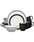 Фото #1 товара Colorwave Curve Mixed 16-Pc. Dinnerware Set, Service for 4