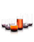 Фото #1 товара Стакан для виски JoyJolt Black Swan и набор стаканов для хайбола, 8 шт.