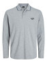 Фото #1 товара Pánské polo triko Standard Fit JCOLOGAN 12247033 Light Grey Melange