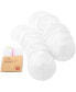 Фото #1 товара Maternity 14pk Organic Nursing Pads Lite, Washable Breast Pads + Wash Bag, Reusable Nipple Pads