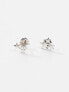 Фото #5 товара Kingsley Ryan Sterling Silver treble star stud earrings in silver