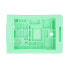 Фото #2 товара Silicone case for UNIHIKER single board minicomputer - green - DFRobot FIT0937