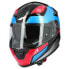 Шлем для мотоциклистов солнцезащитный ASTONE GT900 Race Full Face Helmet Gloss Chrome Blue / Black, M - фото #4